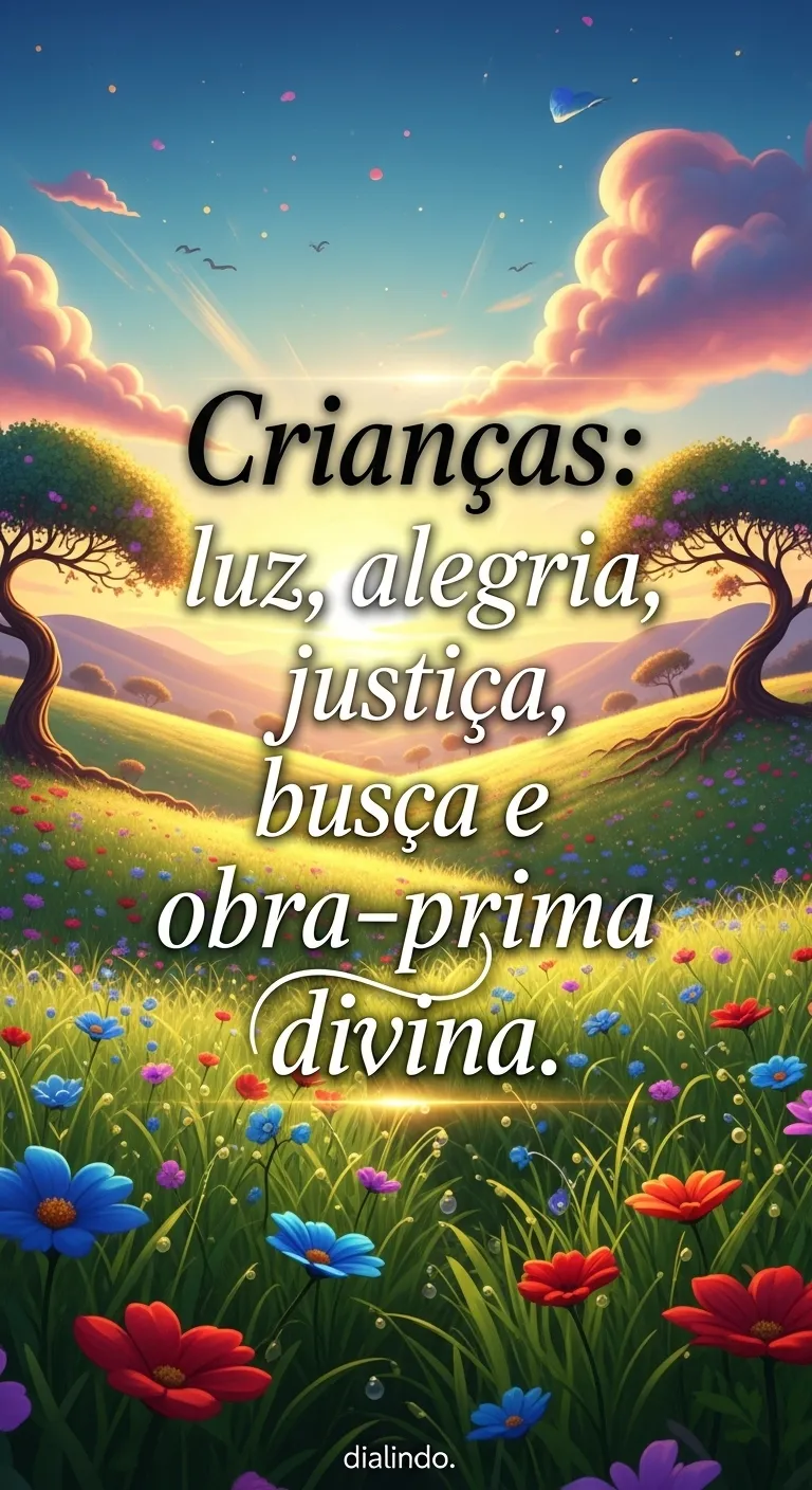 Infância: Divina Obra em Busca.