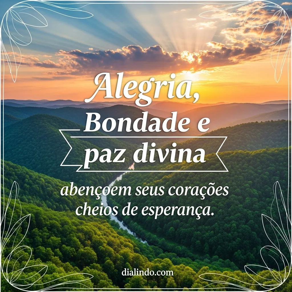 Corações Repletos de Esperança Abençoados