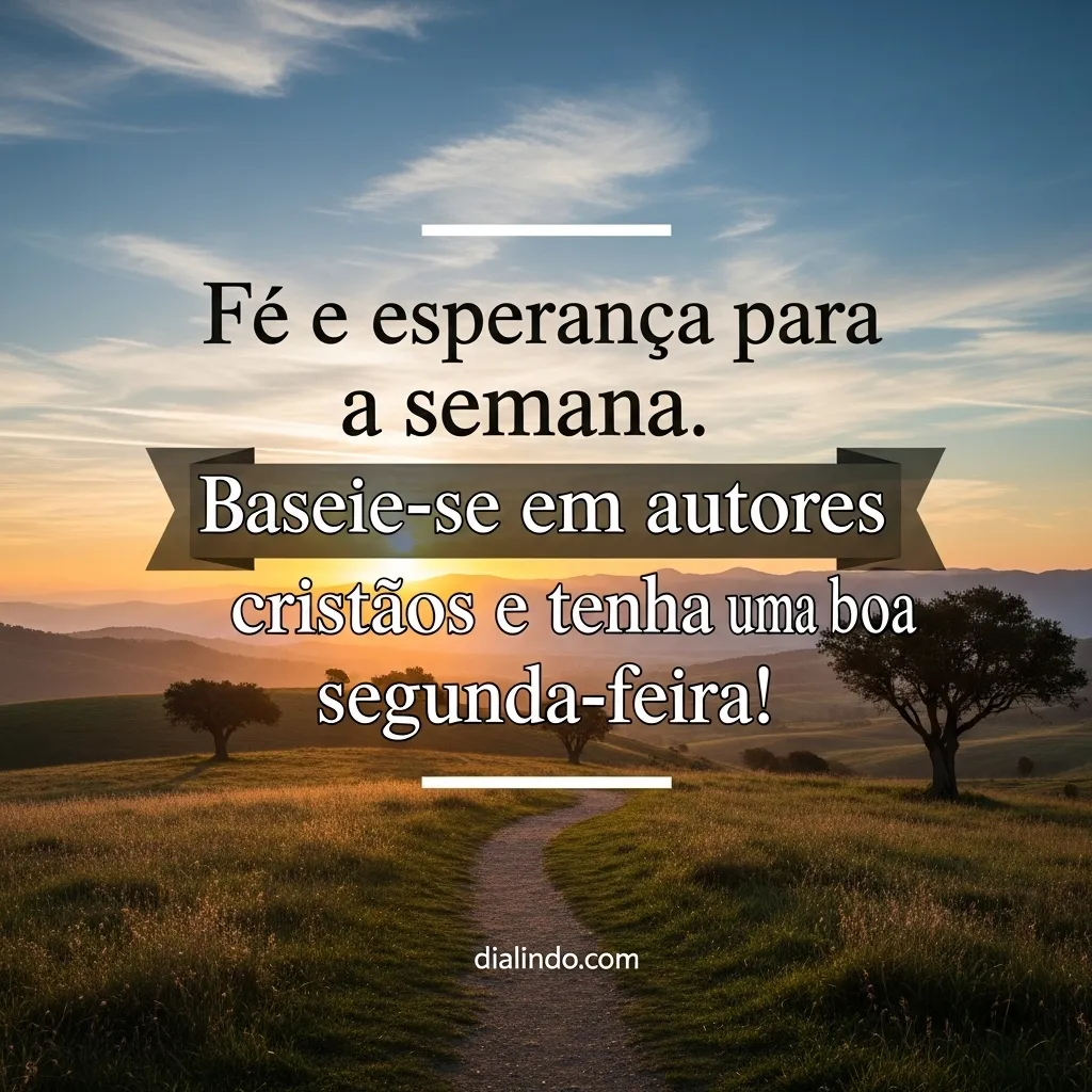 Segunda com Fé Cristã