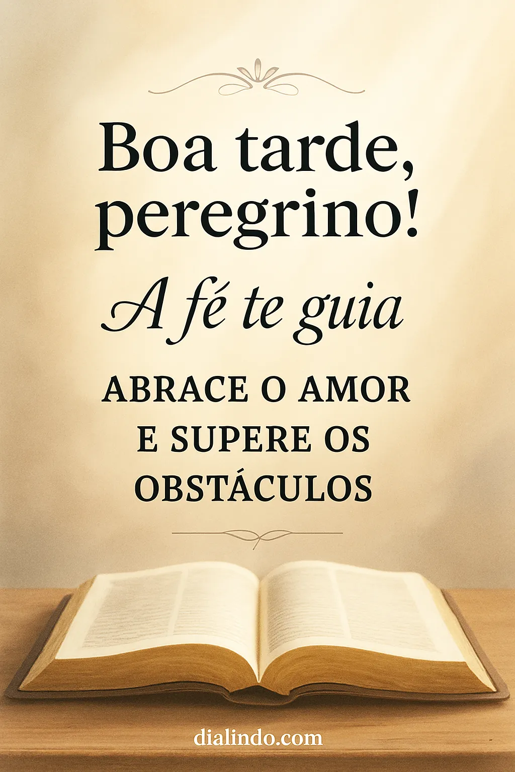 Amor, Fé e Superação: Caminho