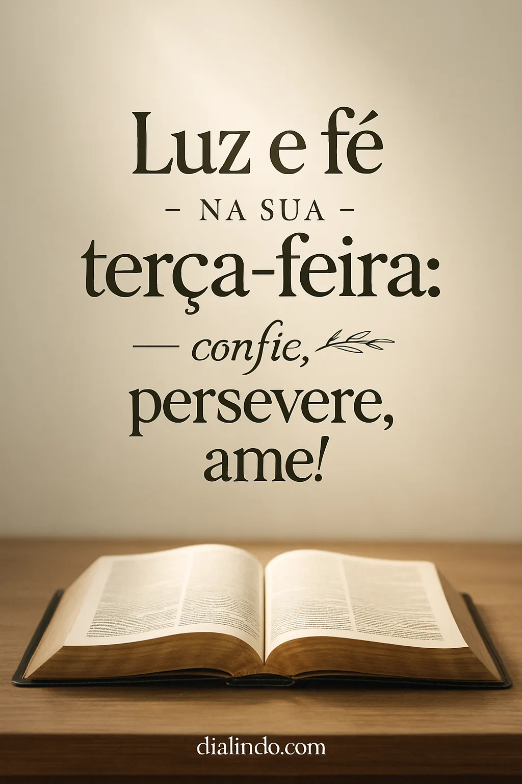 Terça: Luz, Fé e Amor.