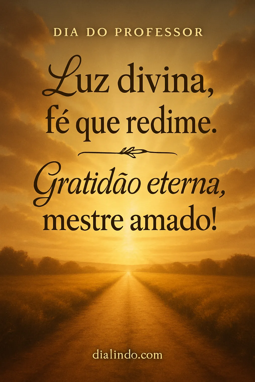 Redenção Iluminada: Gratidão ao Mestre