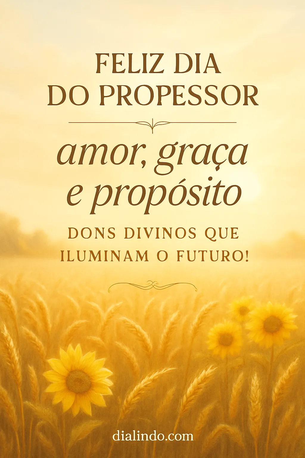 Luz Divina: Amor, Graça, Futuro.