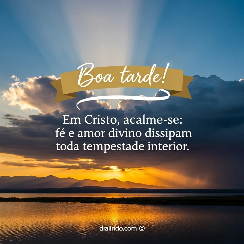 Cristo: Calmaria na Alma