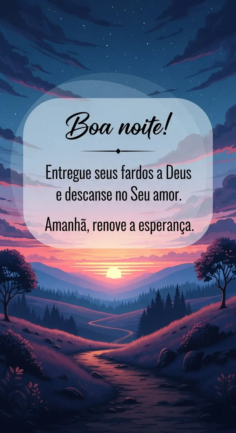 Fardos entregues, amanhecer renovado.