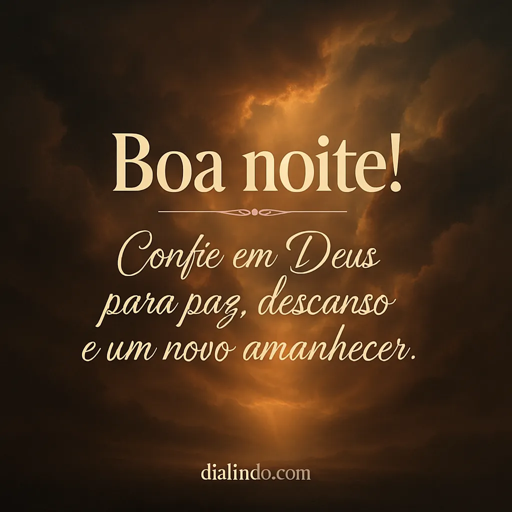 Deus: Noite, Paz e Aurora.