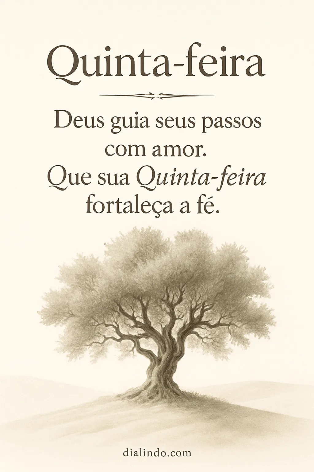 Quinta: Fé Guiada em Amor