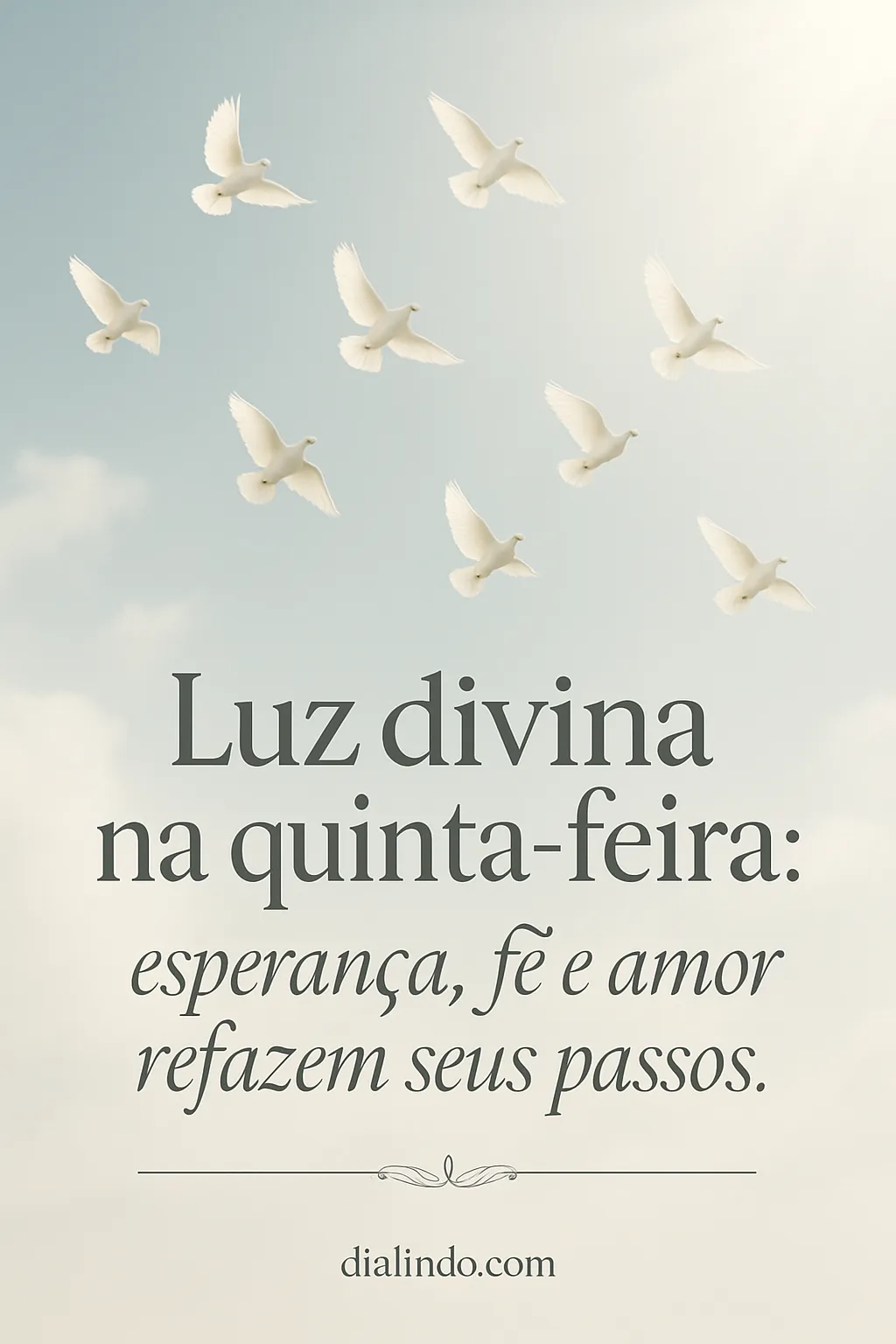 Quinta-feira: Refazendo a Luz