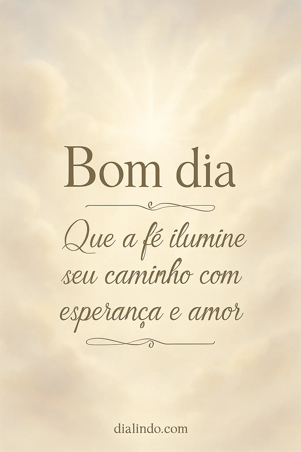 Fé: Caminho de Luz e Amor