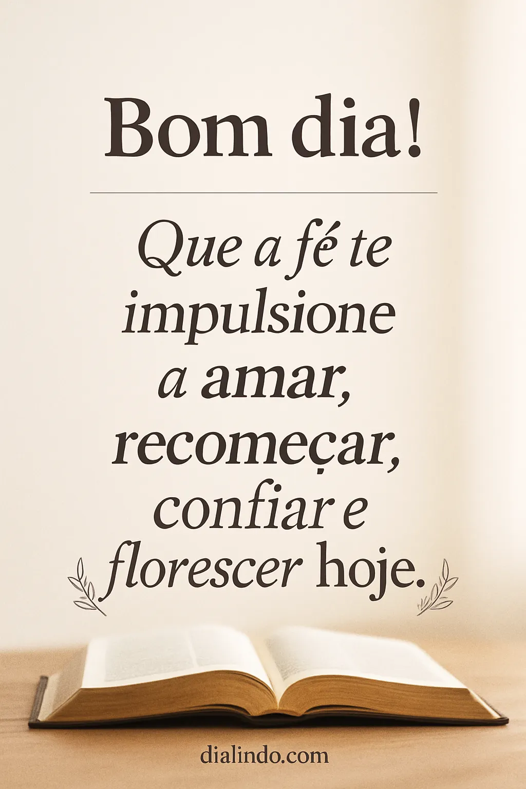 Florescer: Fé, Amor, Recomeço