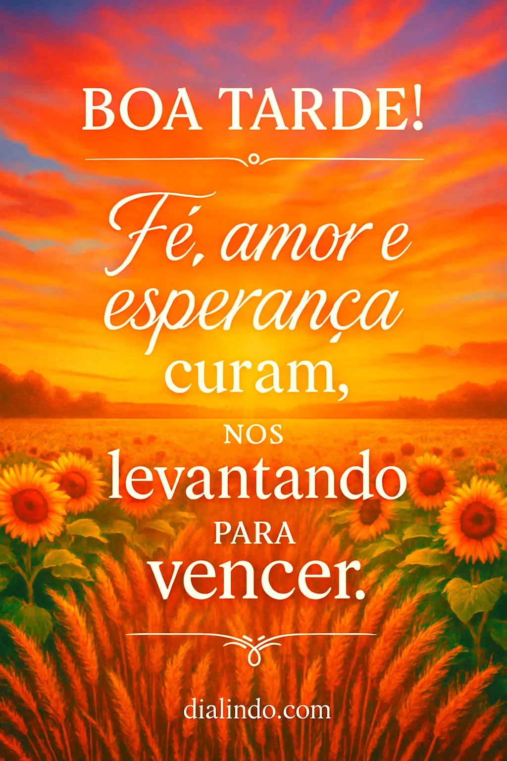 Ascensão pela Tríade da Cura - Imagem inspiradora