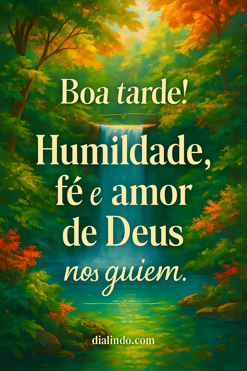 Guia Tríplice: Humildade, Fé, Amor.