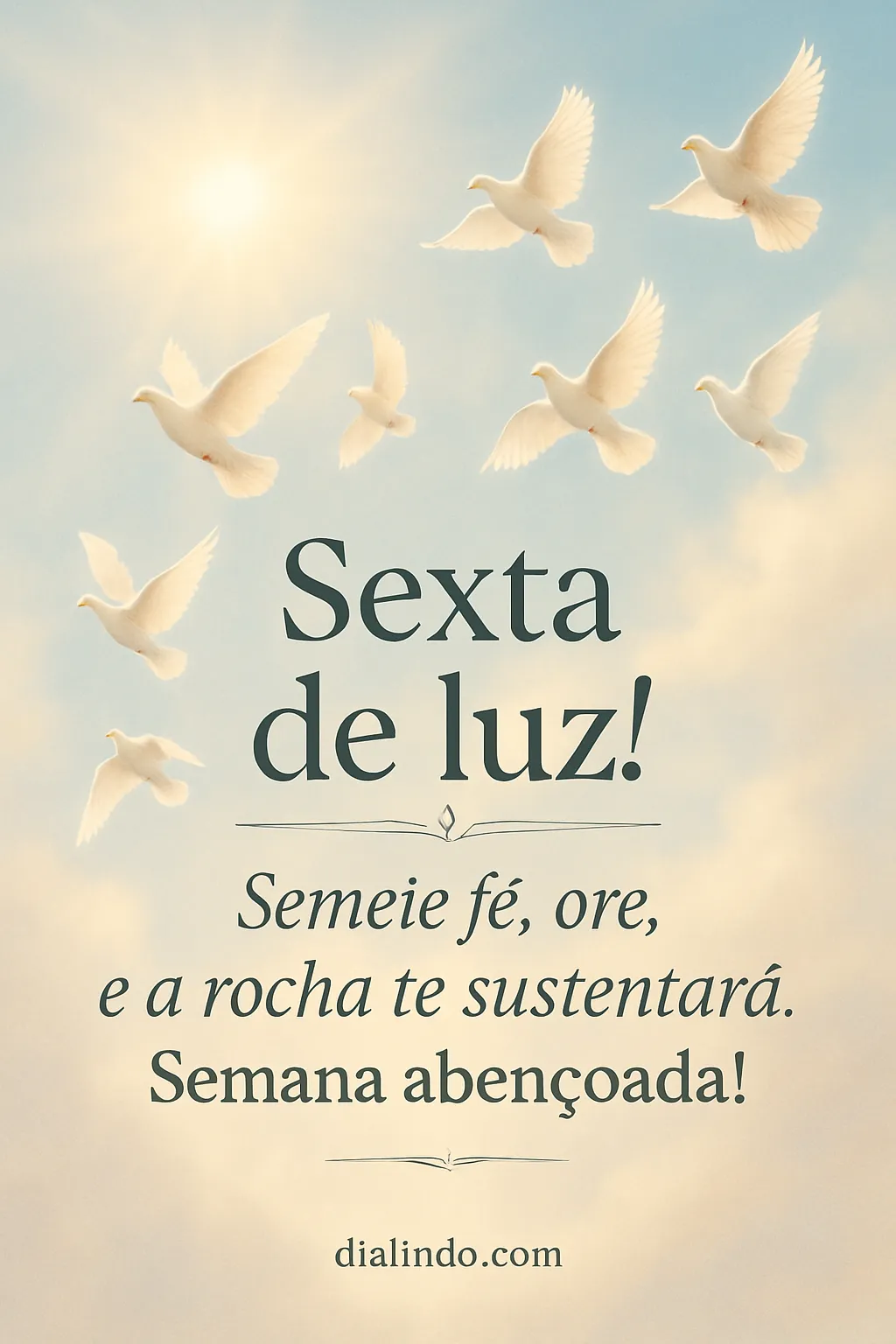 Rocha, Fé e Sexta-feira