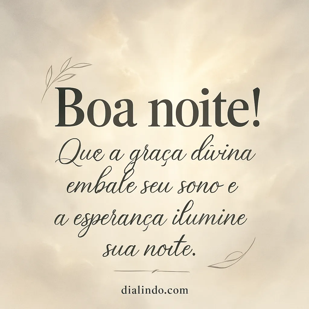 Sono Acalmado, Esperança Acendida