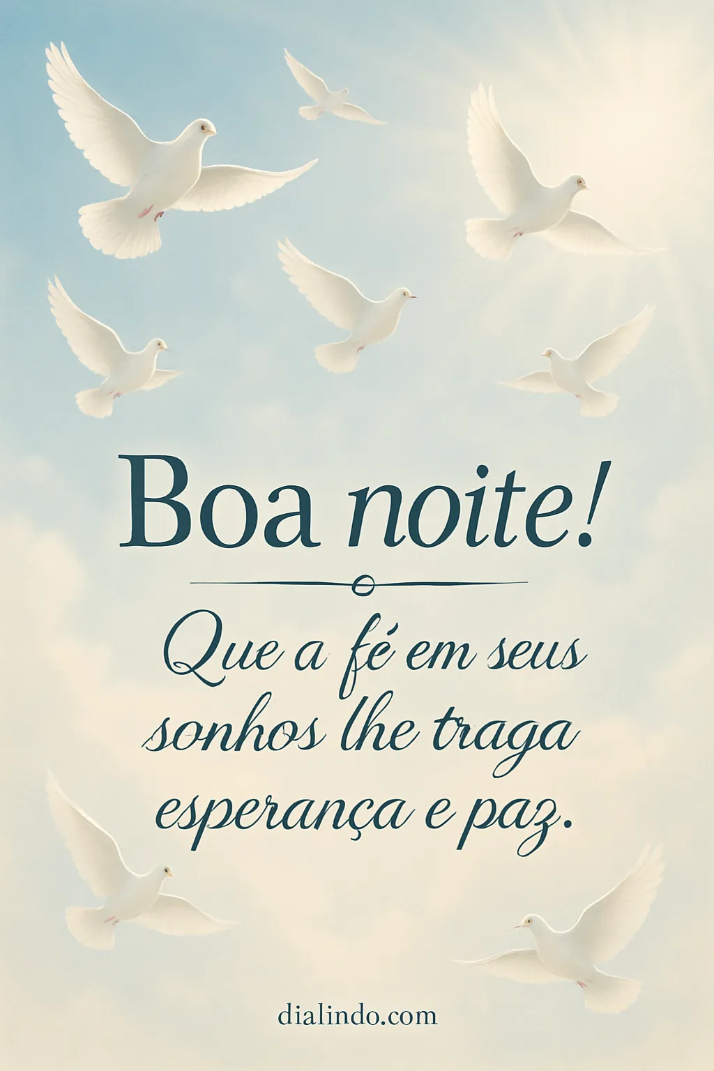 Sonhos nutrem a paz noturna.