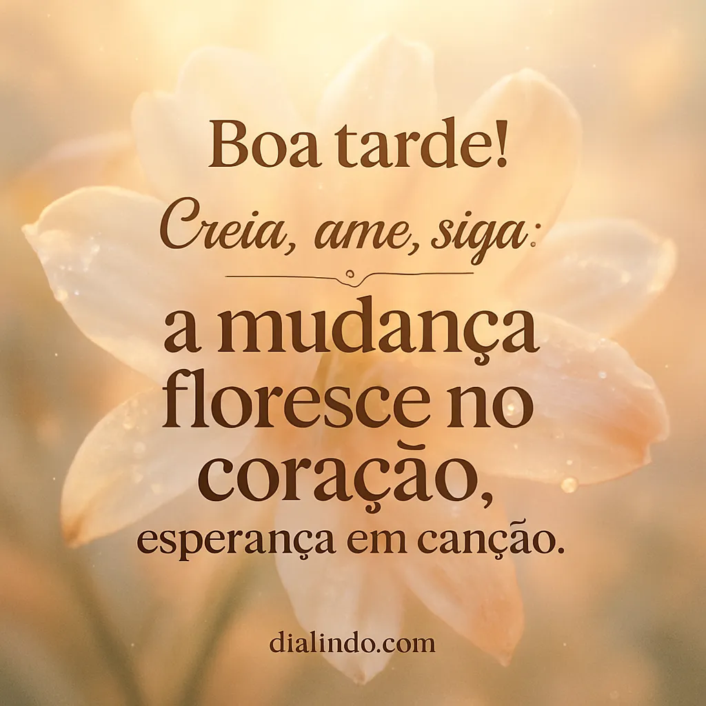 Coração florido em melodia.