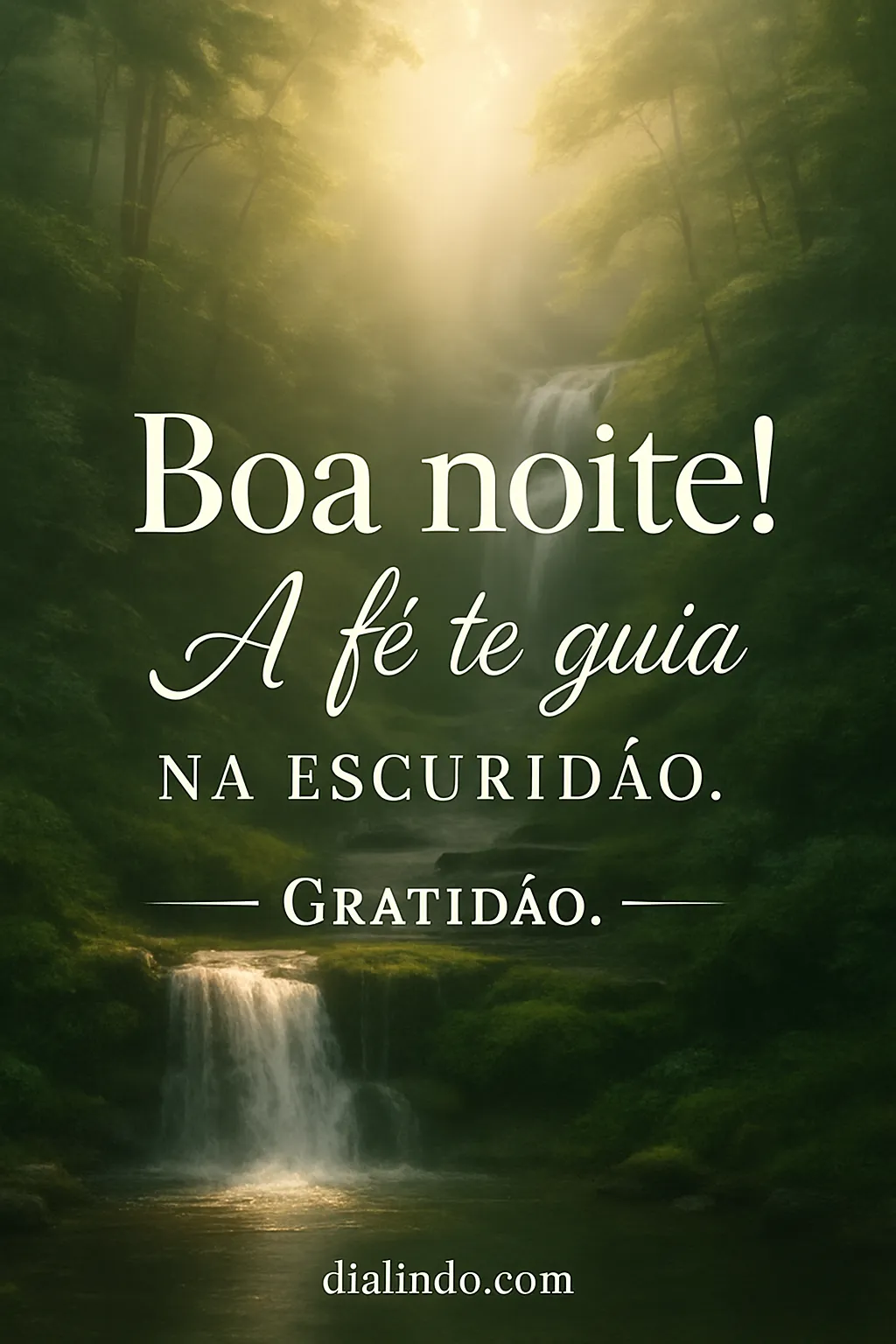 Fé: Luz na Noite Grata.