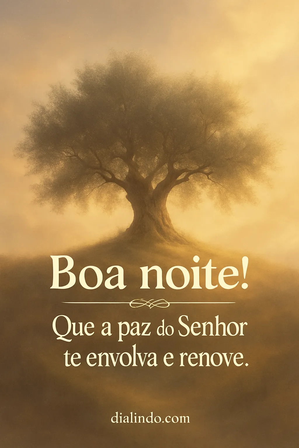 Paz renovadora do Senhor.