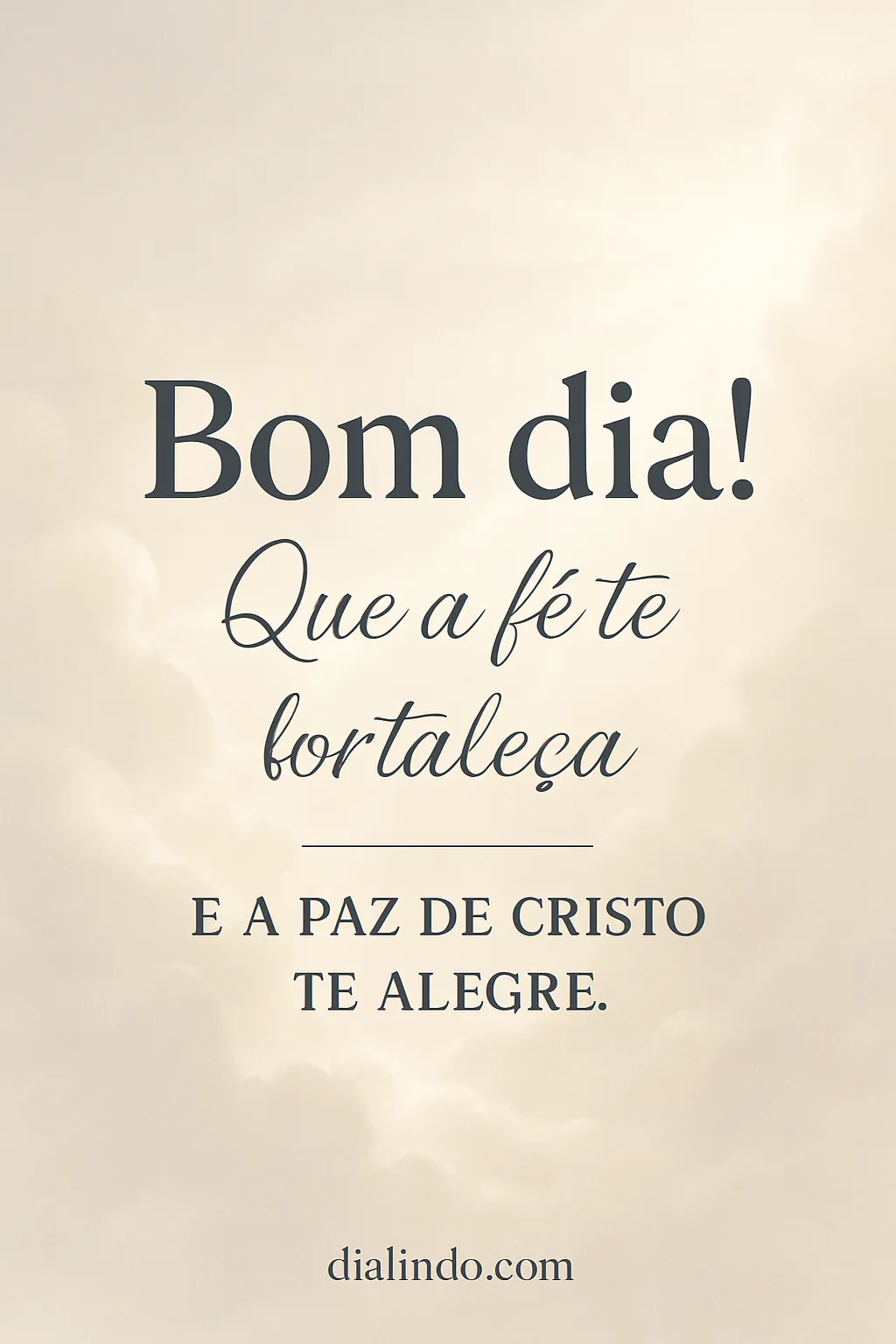Fé, Força e Paz Cristã