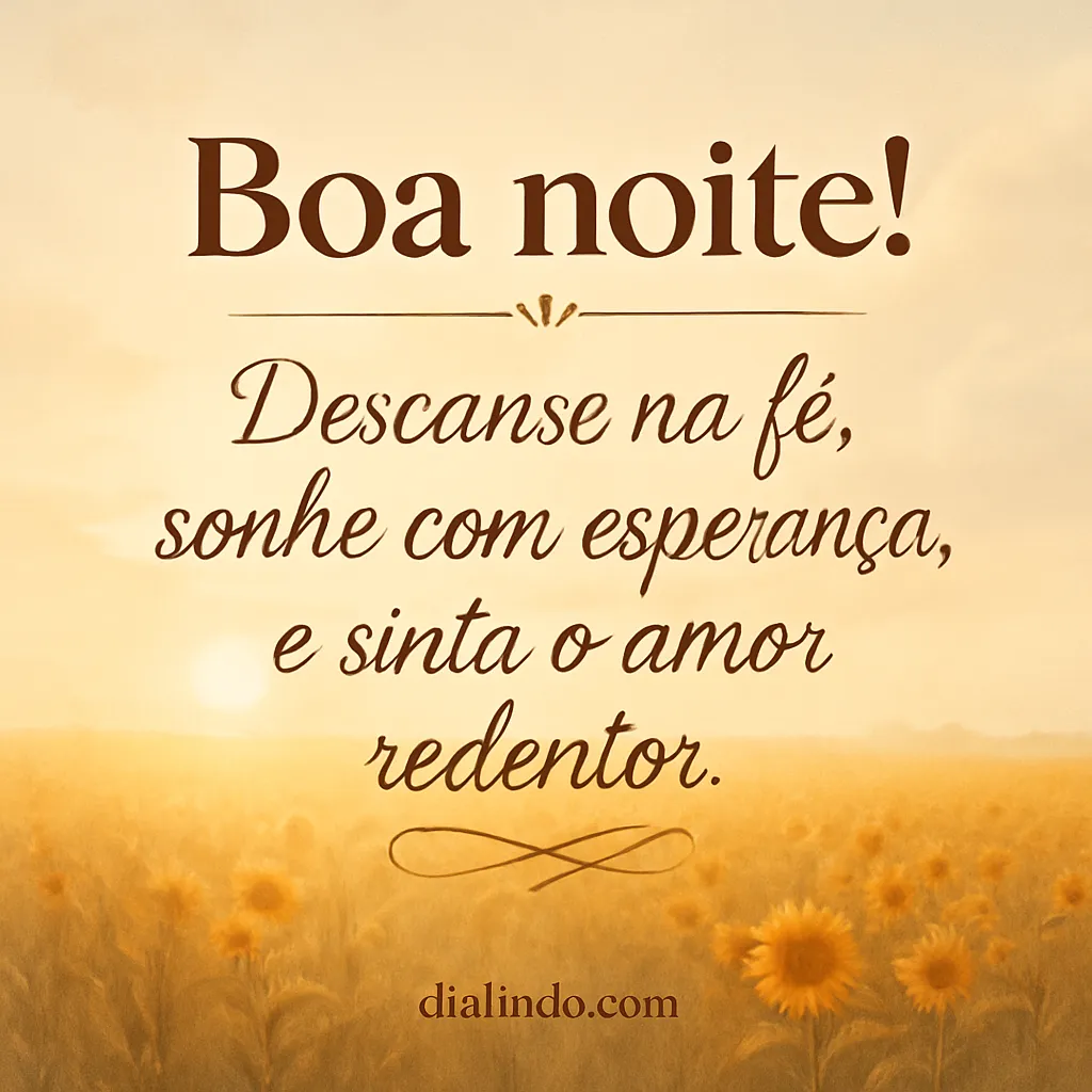 Âncora: Fé, Sonho, Amor.
