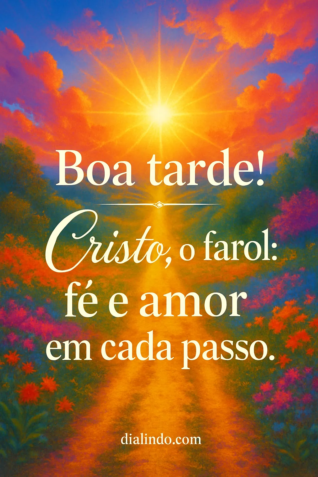 Farol de fé: passos guiados