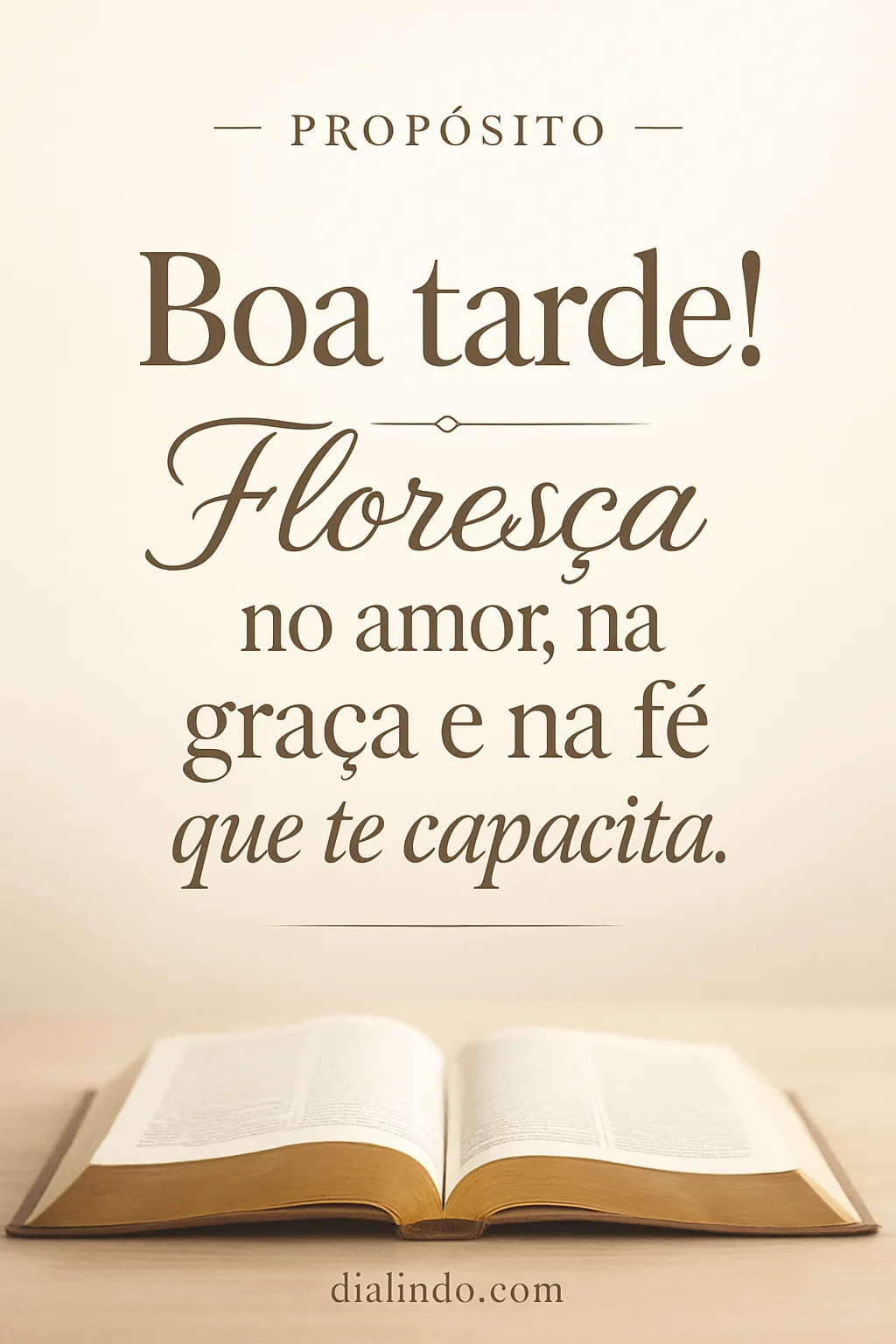 Florescer: Amor, Graça e Fé