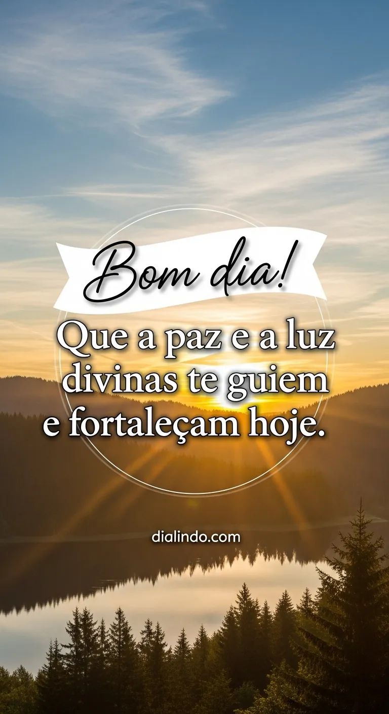Manhã Iluminada: Guia Divino - Imagem inspiradora