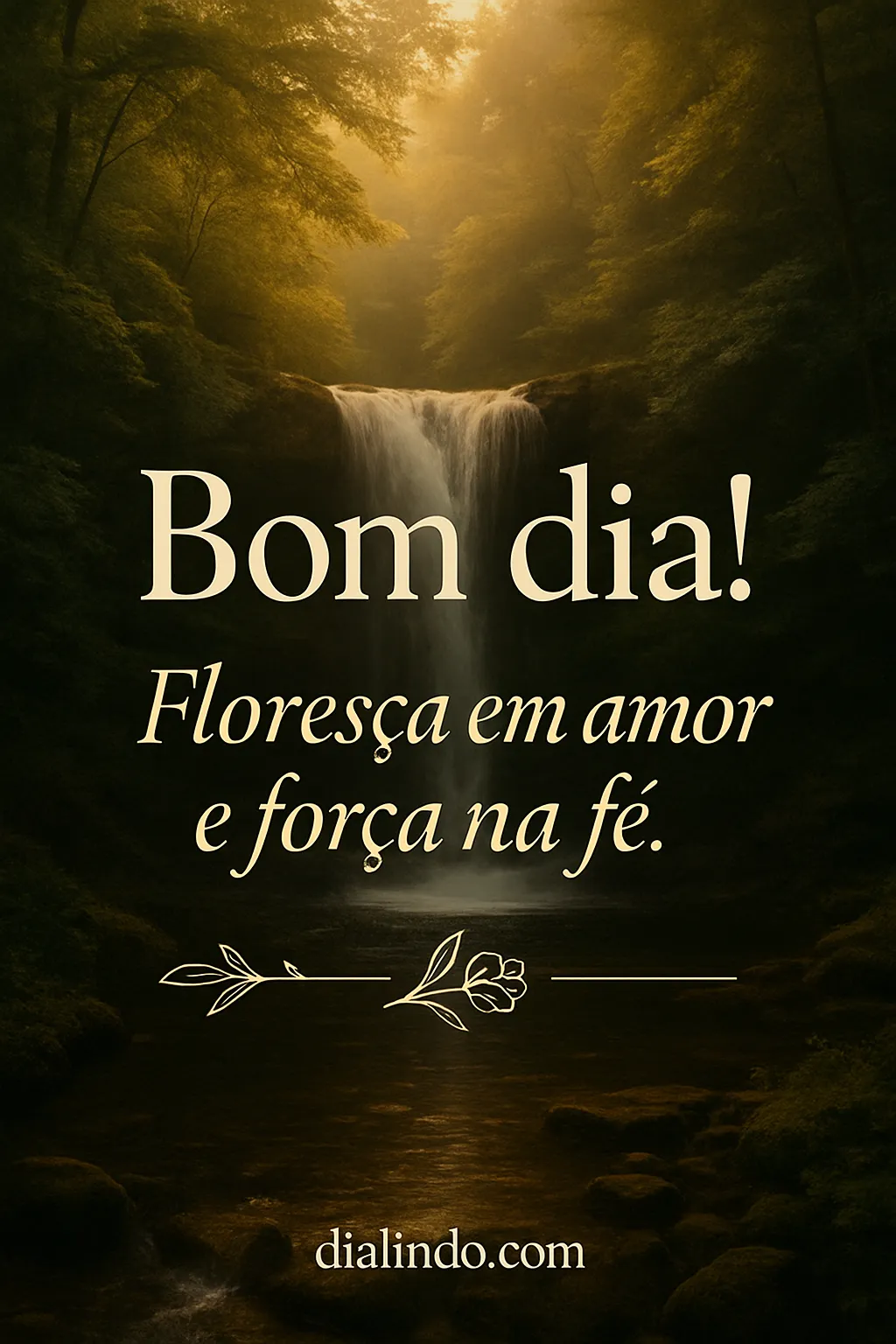 Amor, Fé, Florescimento diário.
