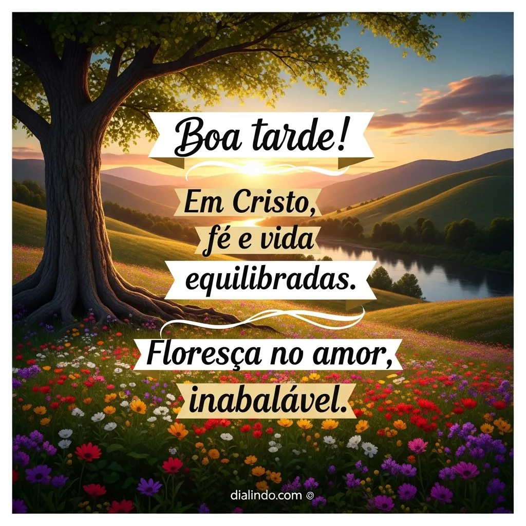 Fé, Equilíbrio, Amor Florescente.