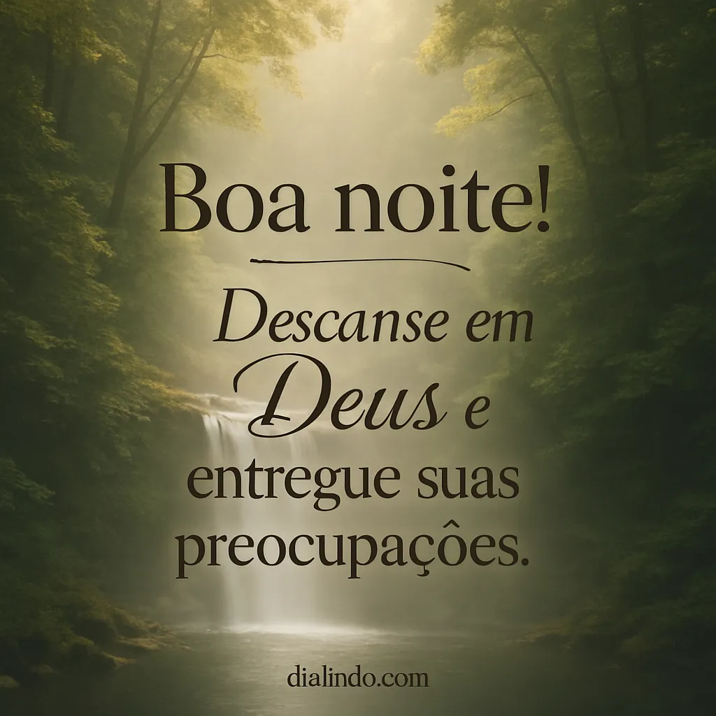 Descanso Divino: Preocupações Entregues