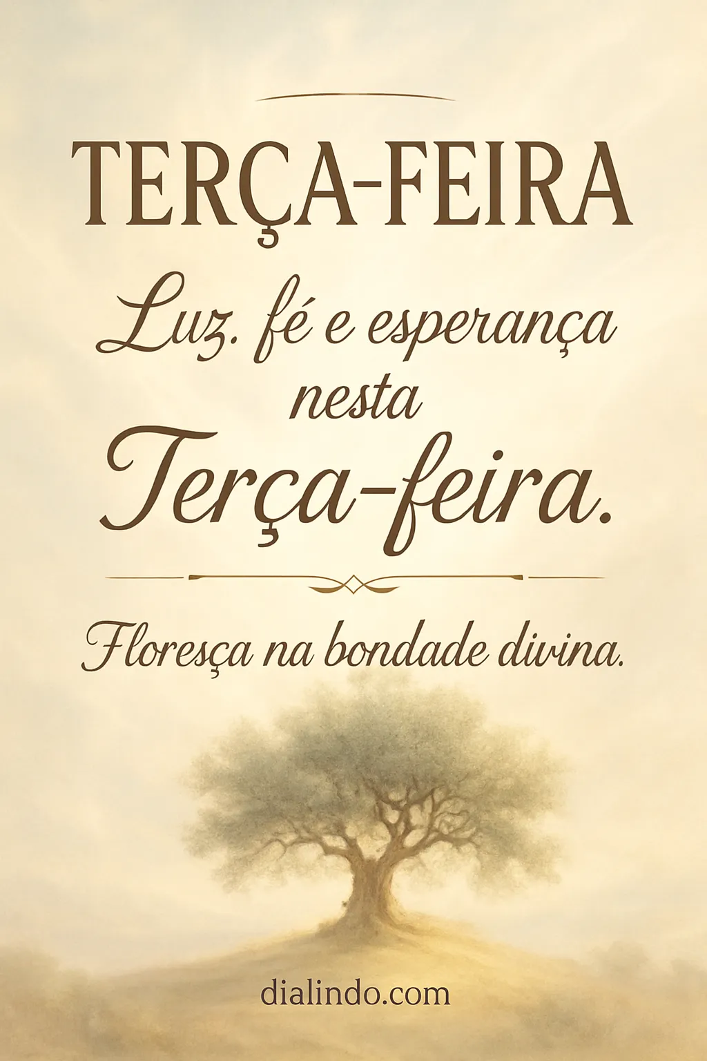 Terça: Jardim da Bondade Divina