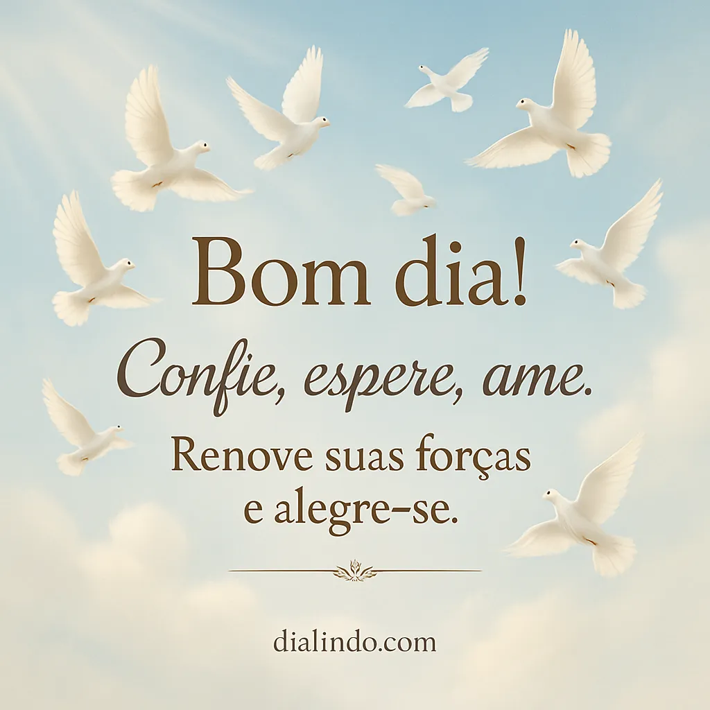 Confiança Renovada, Alegria Esperançosa