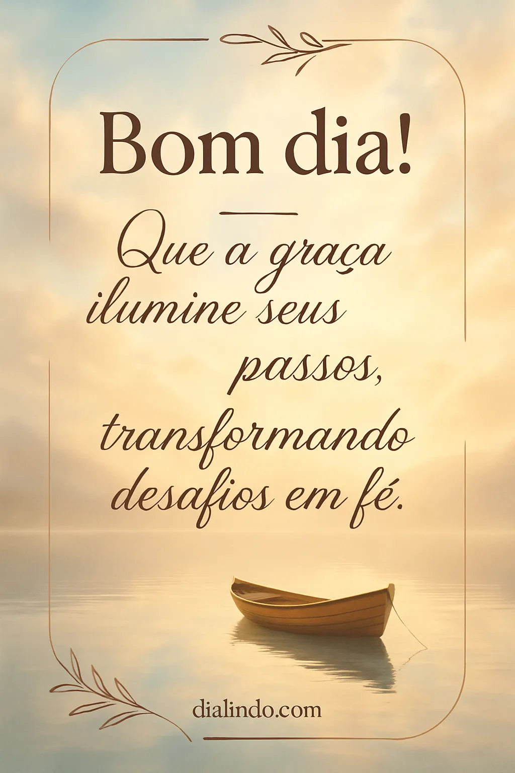 Passos Iluminados, Fé Desafiada.