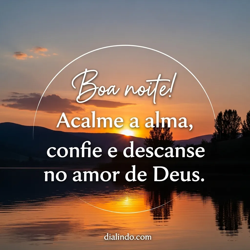 Alma Serena em Deus.