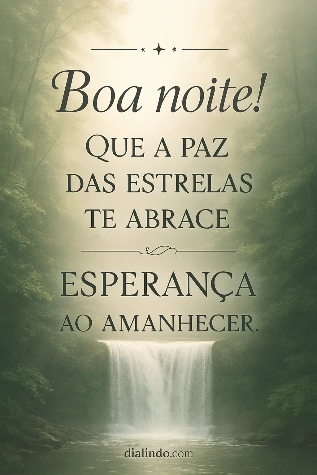 Paz Estelar, Amanhecer Esperançoso