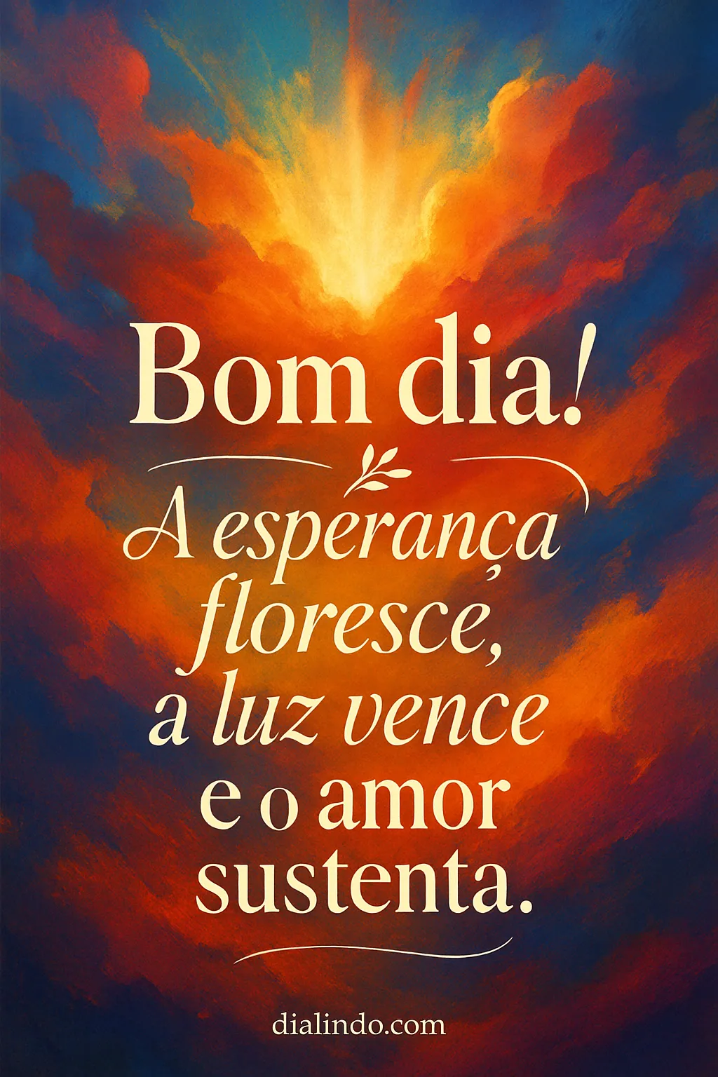 Luz, Amor e Florescer