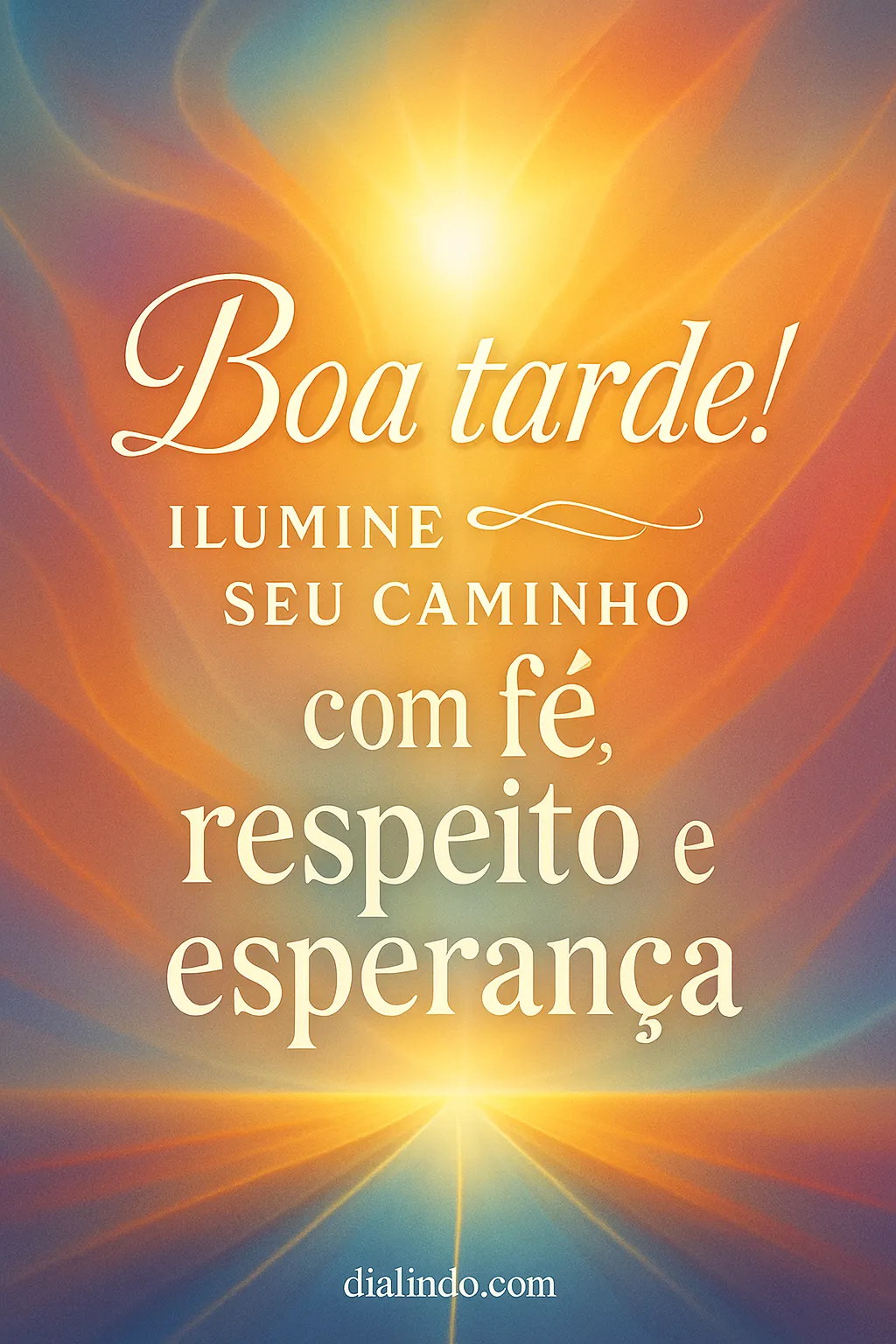 Tríade Radiante: Fé, Respeito, Luz.