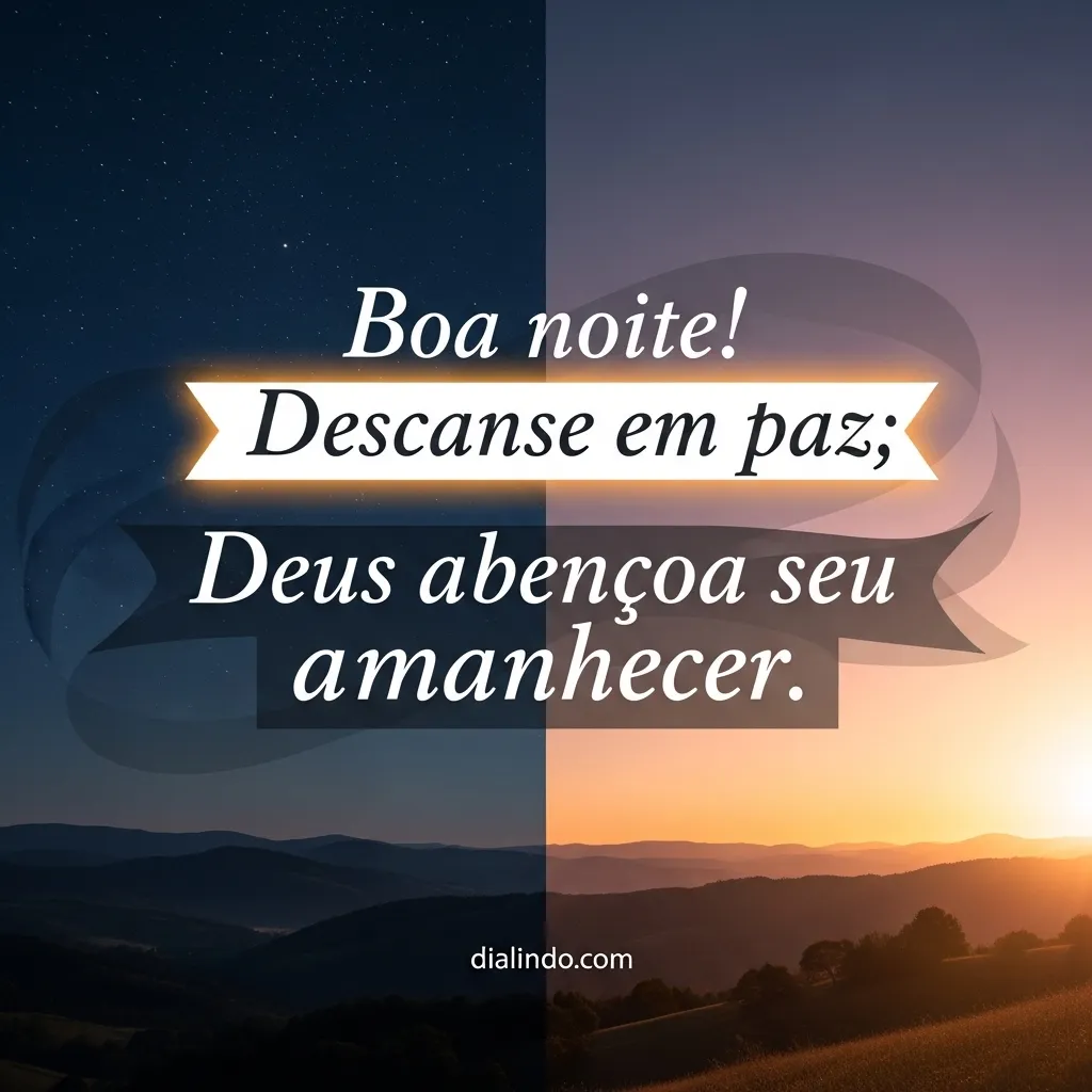 Serenidade Noturna, Aurora Abençoada.