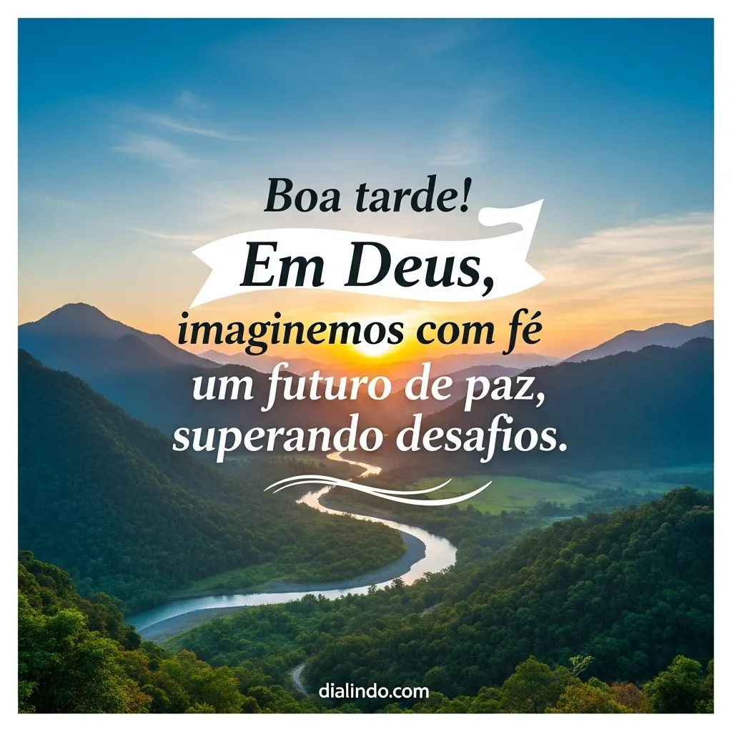 Paz Futura em Deus.