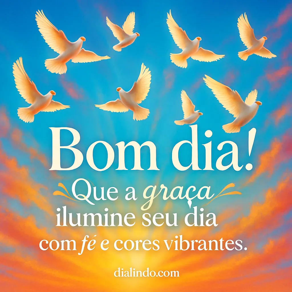 Fé Colorida no Amanhecer