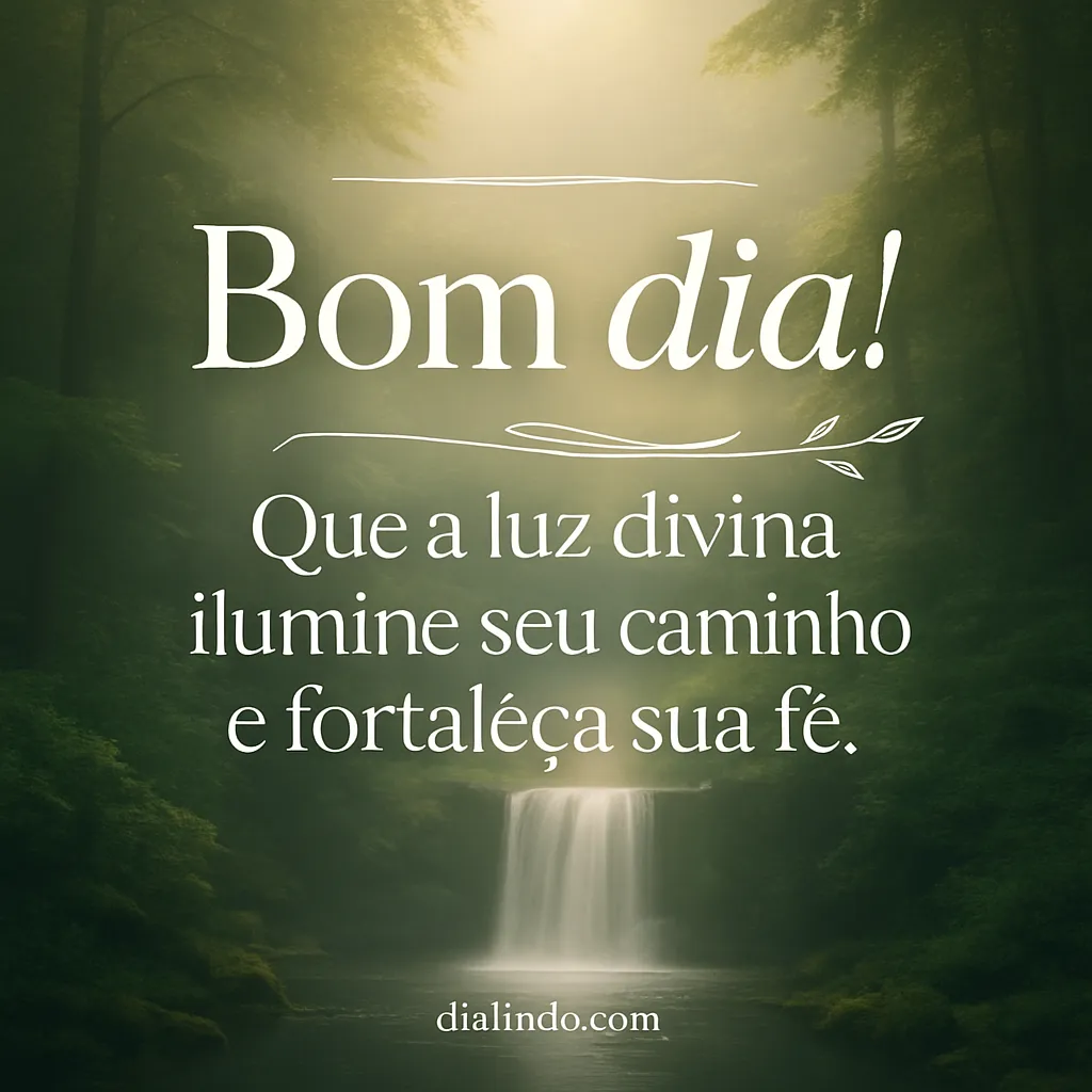 Caminho Iluminado, Fé Fortalecida.