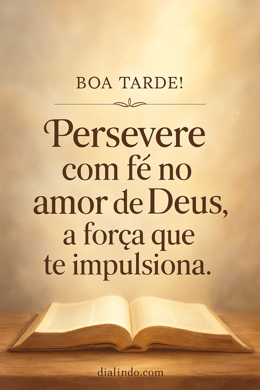 Amor Divino: Fé Impulsionadora