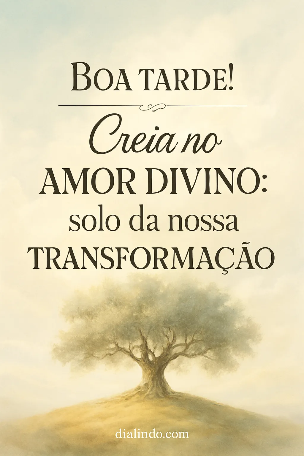 Amor Divino: Solo Transformador