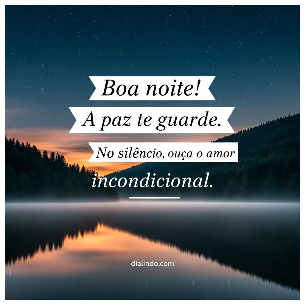 Silêncio, Amor Incondicional Noturno