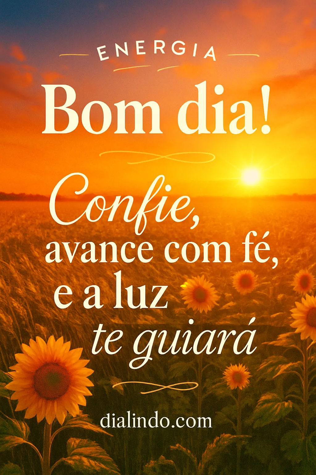 Luz na Fé, Adiante.