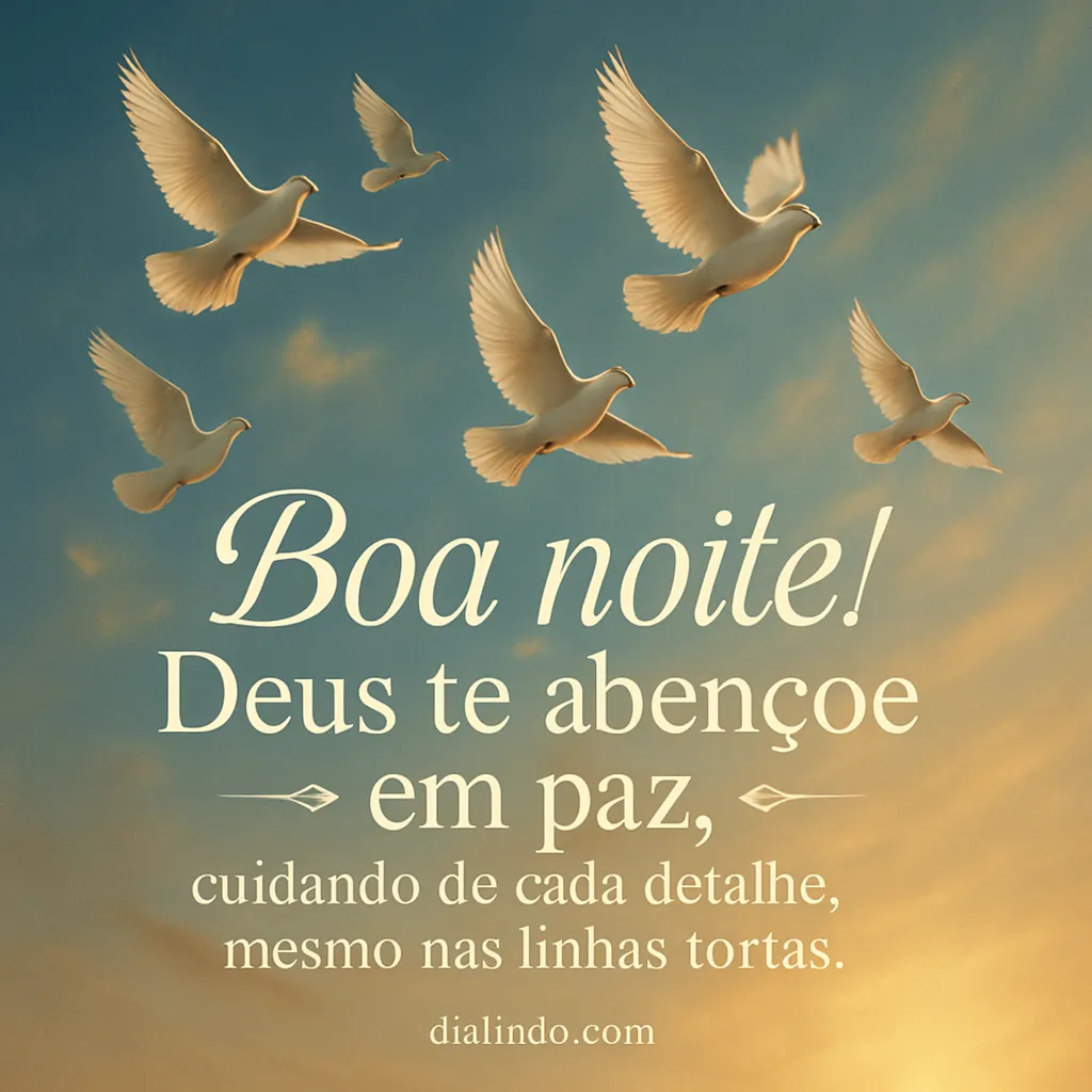 Deus nos detalhes tortos.