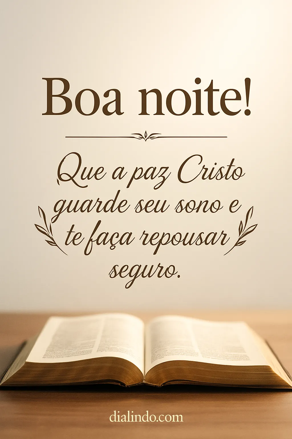 Sono Guardado em Cristo.