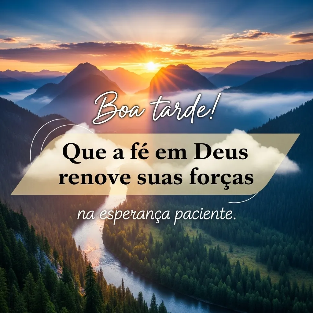 Fé Paciente: Força Renovada