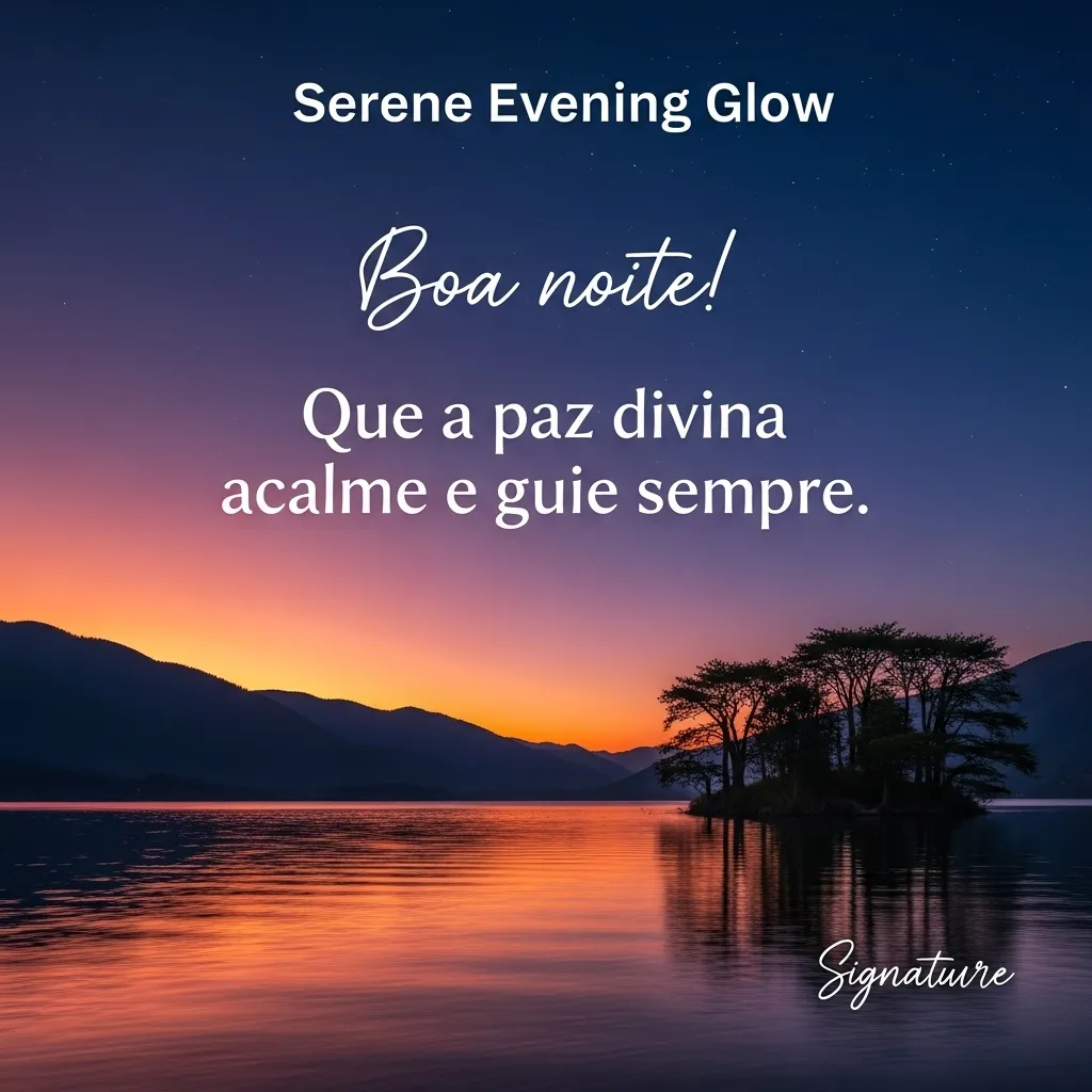 Paz Divina: Calma e Rumo