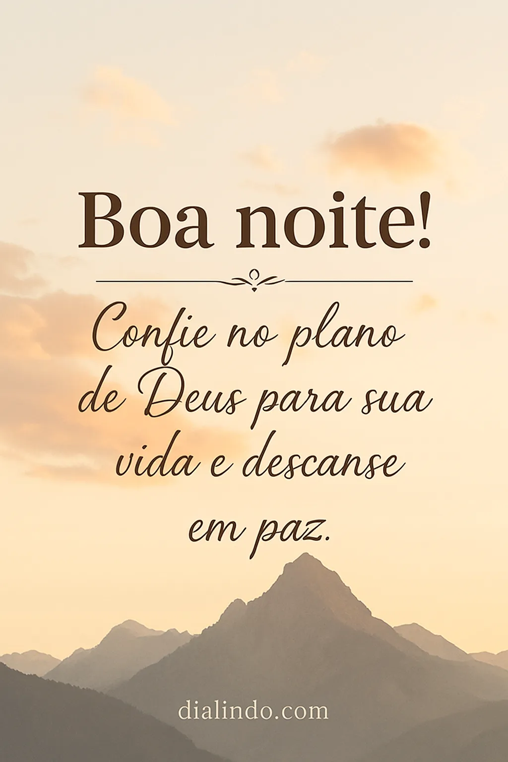 Plano Divino: Paz Noturna.